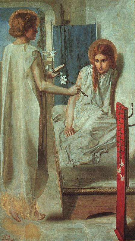 Dante Gabriel Rossetti Ecce Ancilla Domini oil painting image